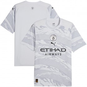 Fotbalové dresy Manchester City Year of the Dragon 2024 Krátký Rukáv
